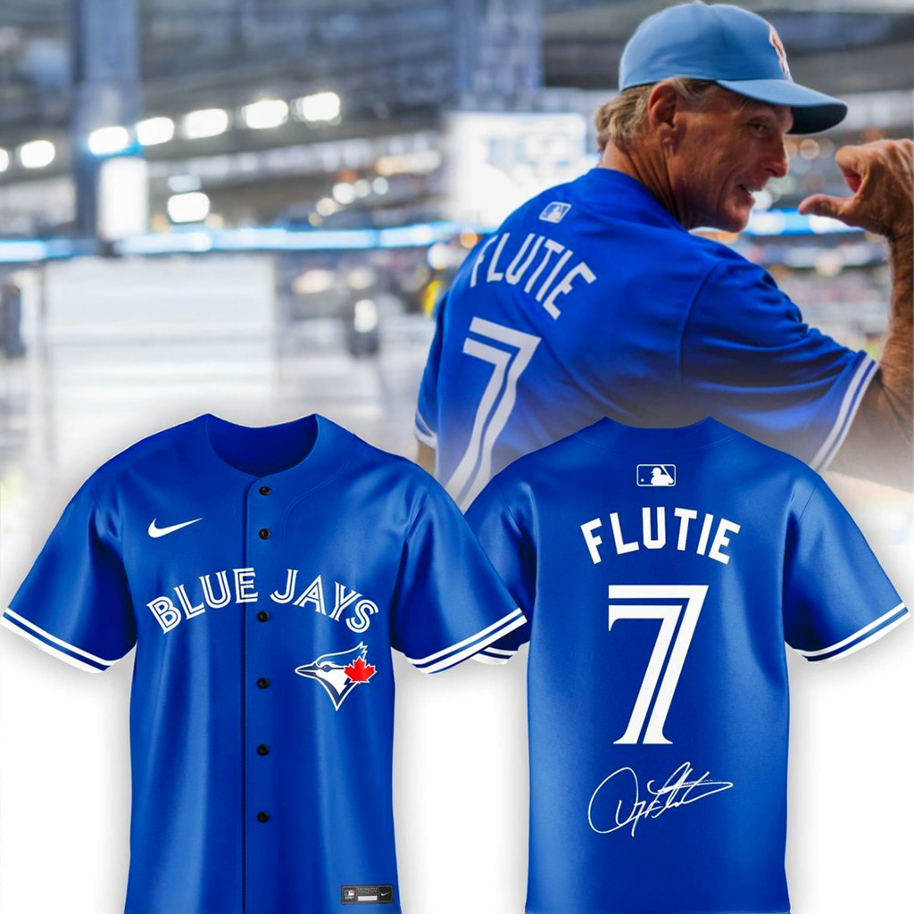 Toronto Blue Jays Doug Flutie Jersey Toronto Blue Jays Merch Gifts For Baseball Lovers
