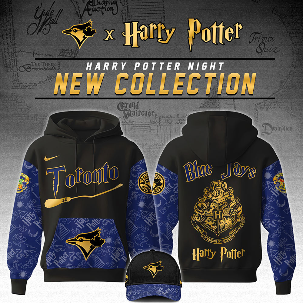 Toronto Blue Jays MLB x Harry Potter Night Game Limited Edition Hoodie Baseball Team Gift Ideas
