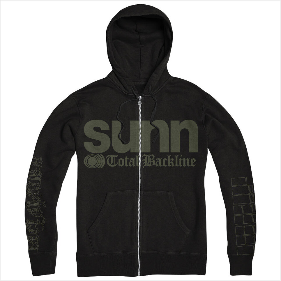 Total Backline Zipper Hoodie Sunn O))) Merch Sunn O))) Zipper Hoodie Father'S Day Gifts For Metal Music Lovers