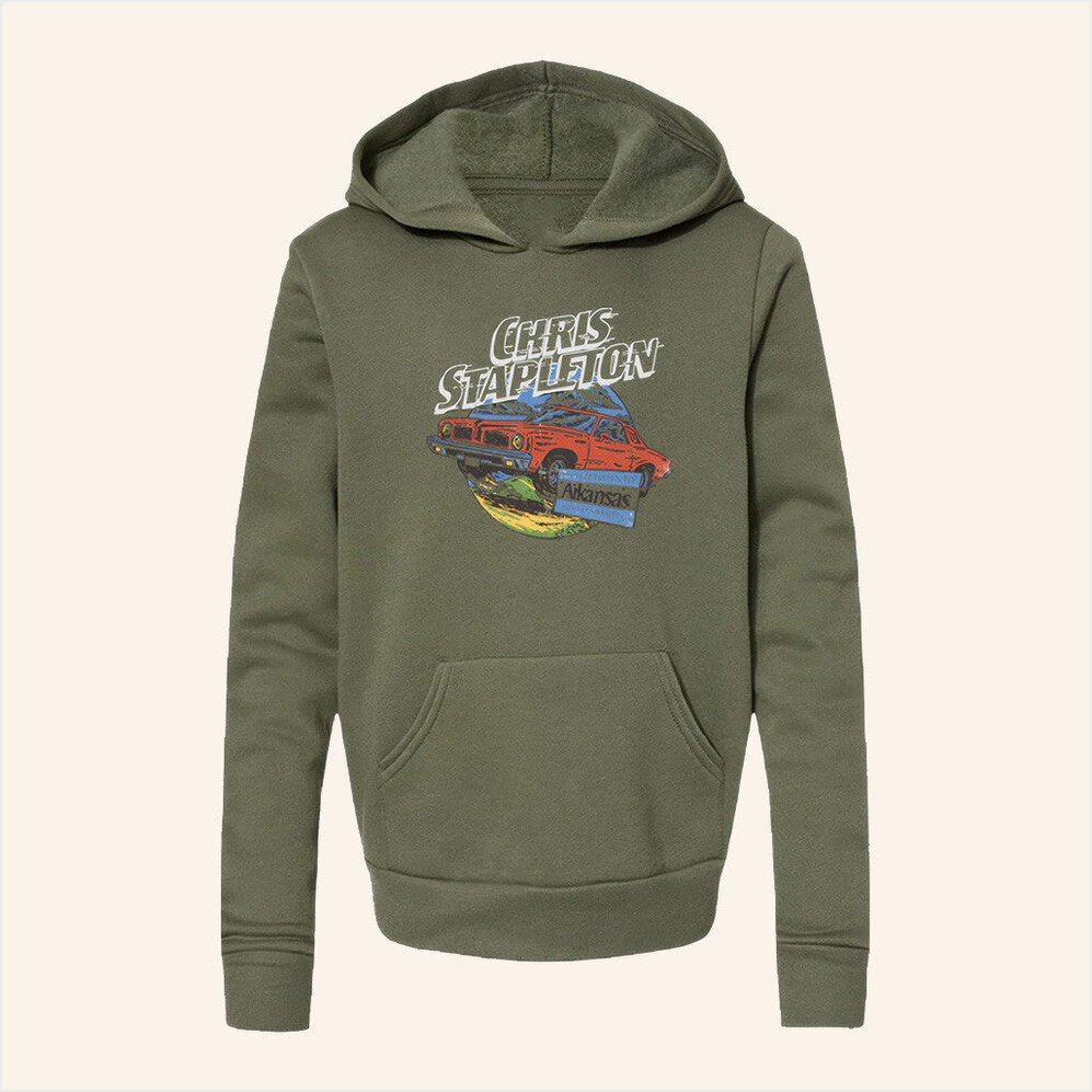 Tour 2025 Arkansas Charger Hoodie Chris Stapleton Merch Birthday Gifts For Fans Gifts For BFF