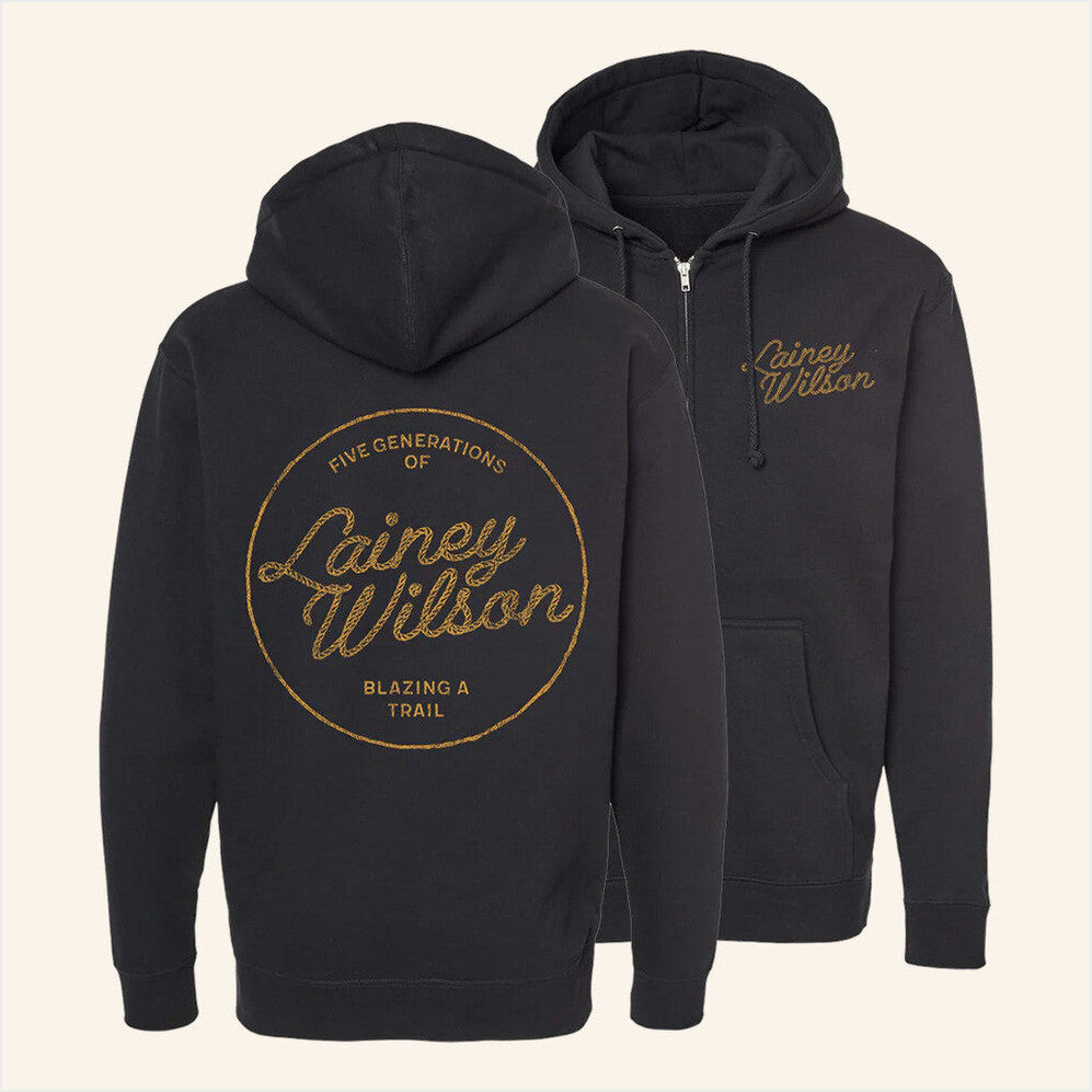 Tour 2025 Blazing A Trail Hoodie Lainey Wilson Merch Birthday Gift Ideas For Music Lovers