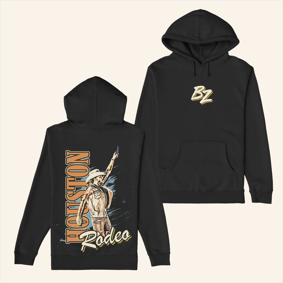 Tour 2025 BZ Rodeo Black Hoodie Bailey Zimmerman Merch Gifts For Husband Gifts For Best Friend