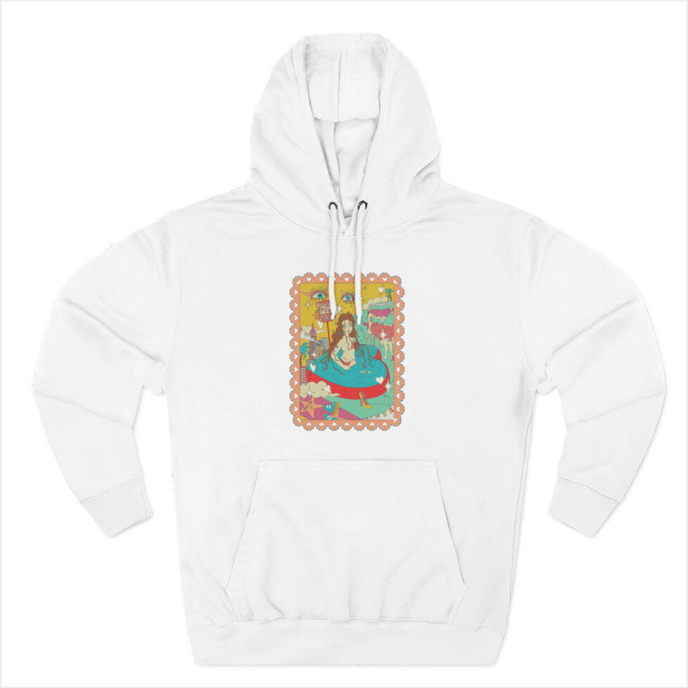 Tour 2025 Chappell Roan White Hoodie Chappell Roan Merch Birthday Gifts For Music Fans