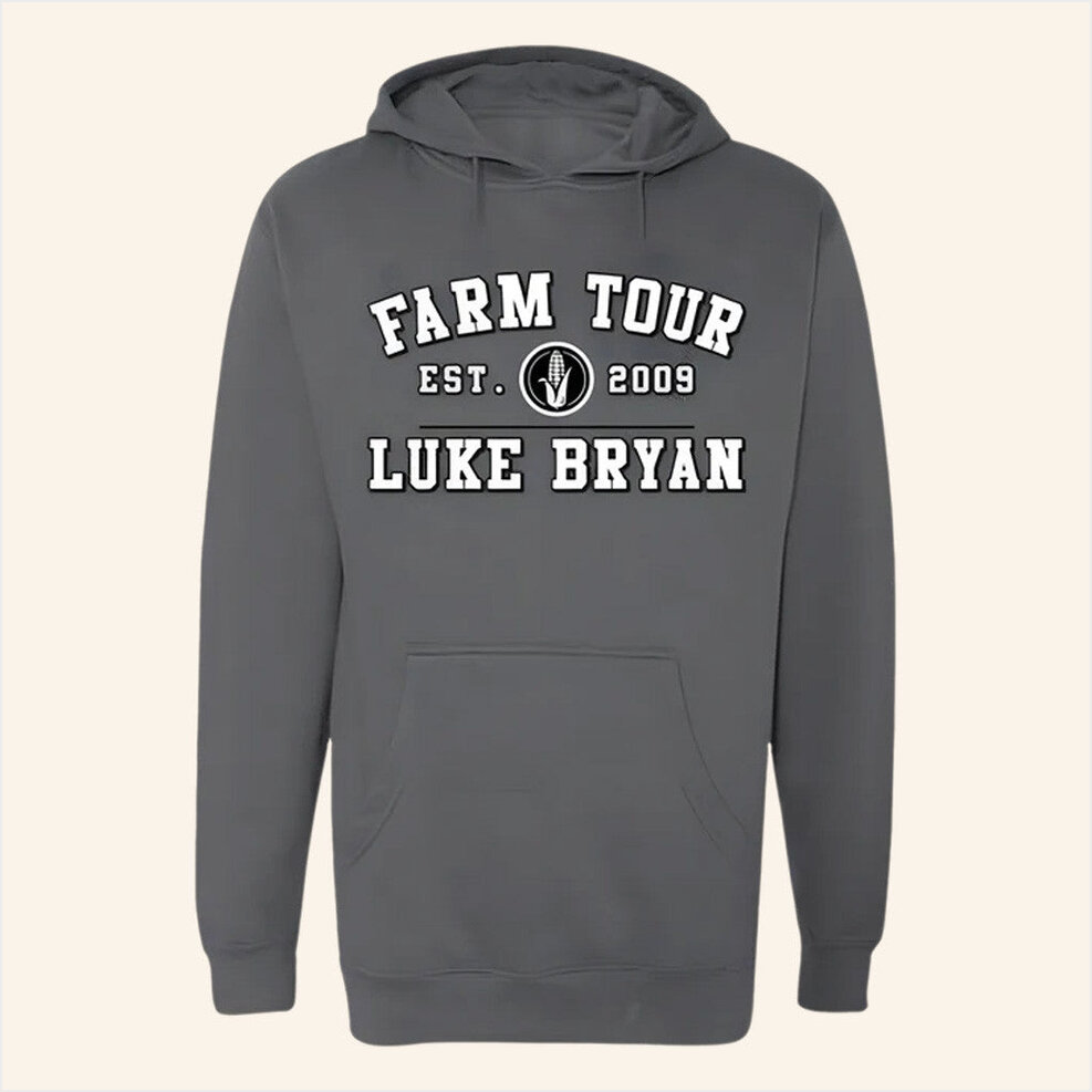 Tour 2025 Farm Tour Hoodie Luke Bryan Merch Est 2009 Gifts For Music Fans Gifts For Besties