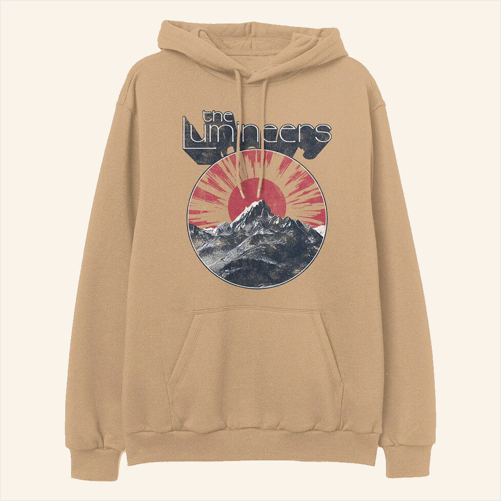 Tour 2025 The Lumineers Mountain Sunrise Hoodie Lumineers Merch Besties Birthday Gifts