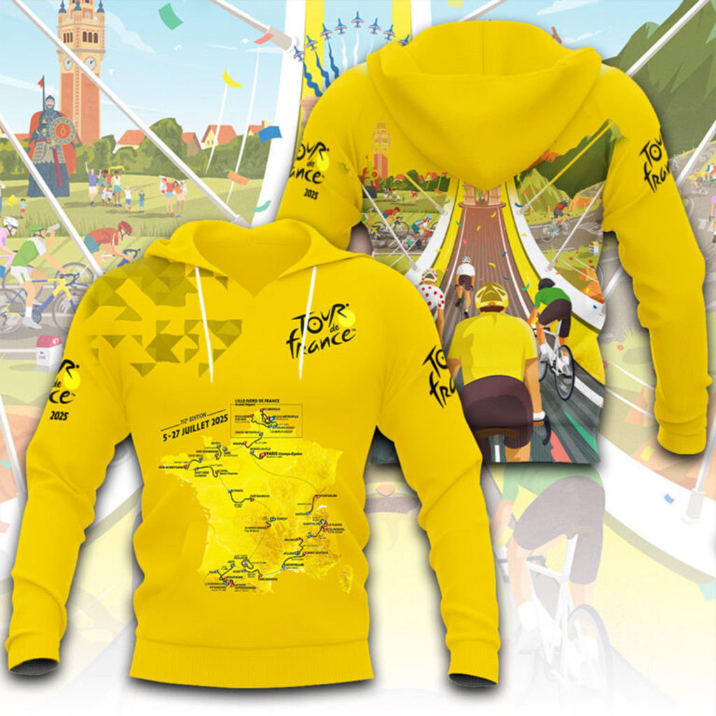 Tour De France 2025 Hoodie Gift Ideas For Fans