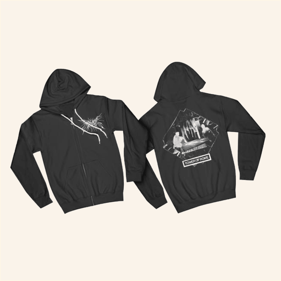 Tower Of Rome Diamond Zip Hoodie Wax Vessel Merch Birthday Gifts For Dad Gifts For Best Friend