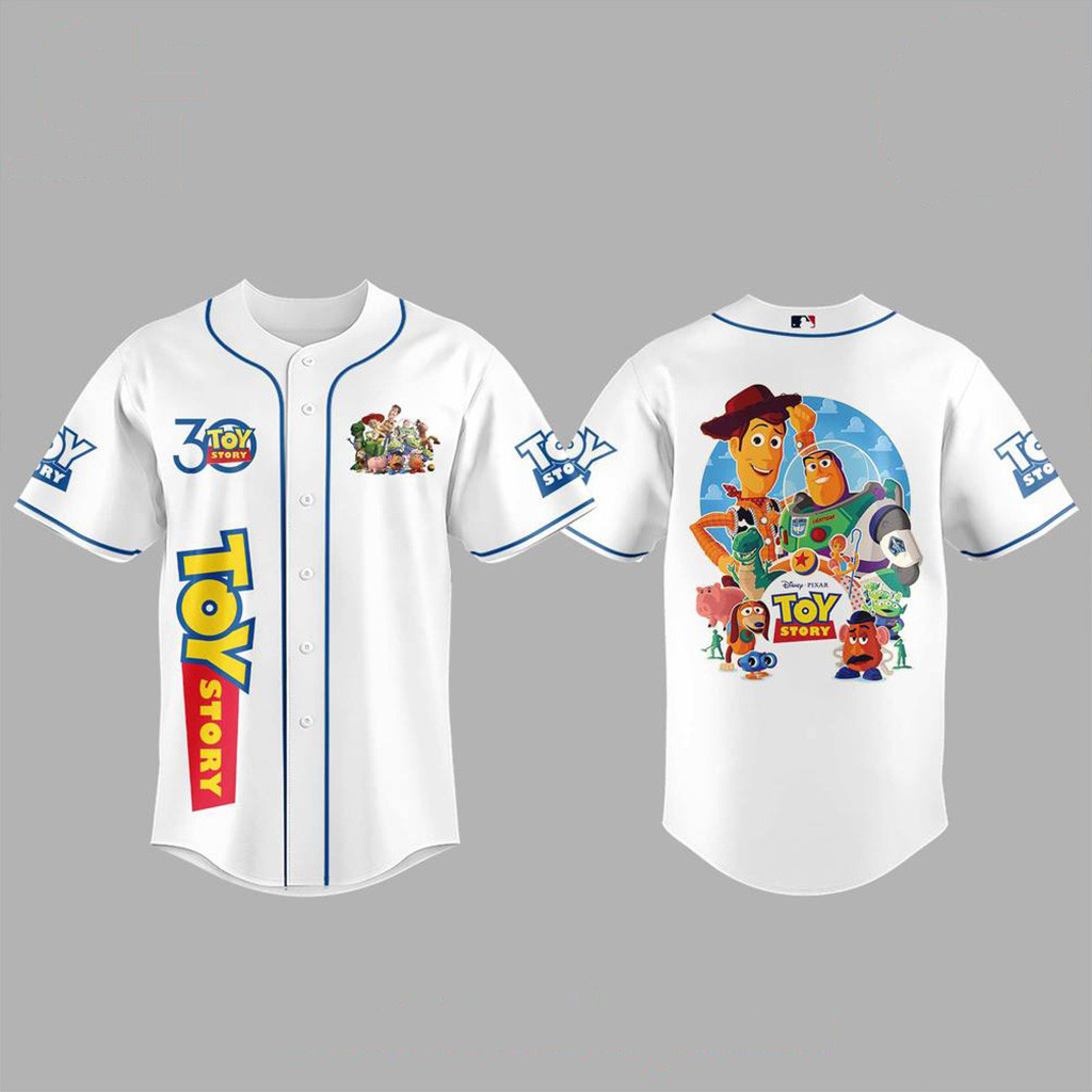 Toy Story Celebrating 30 Year Special Baseball Jersey Fan Merch Gifts For Daughter