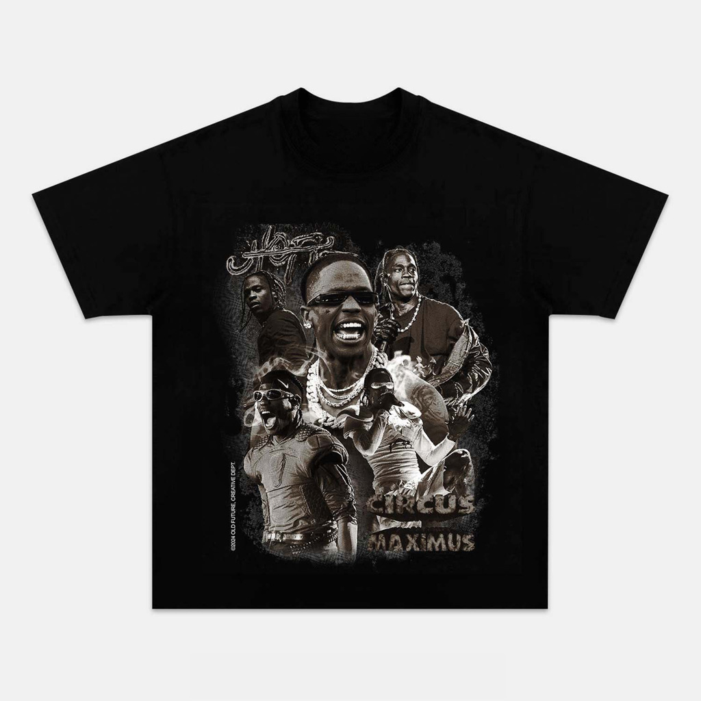 Travis Scott Graphic Shirt Black Travis Scott Merch For Fan Christmas Gift Ideas 2025