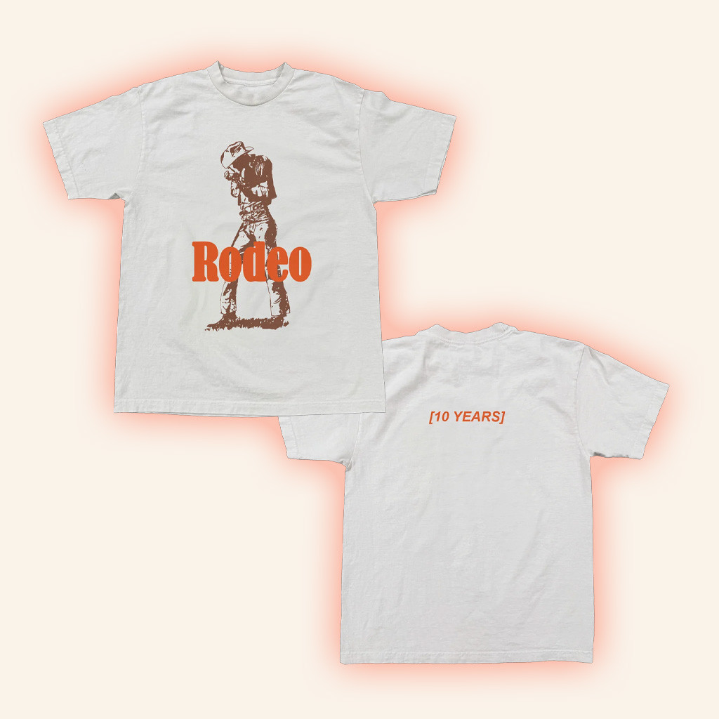Travis Scott Merch Rodeo 10 Years Cowboy T-Shirt Gifts For Music Lovers