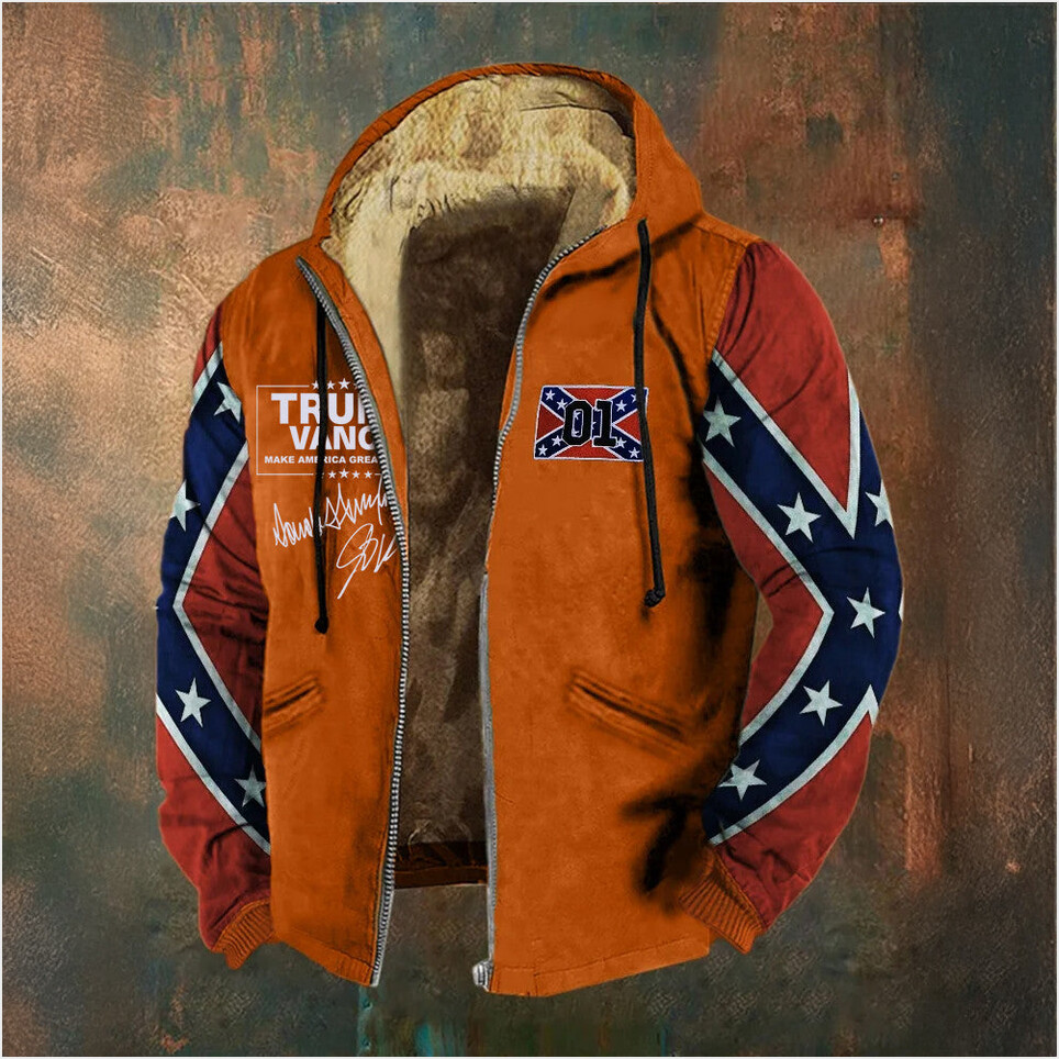 Trump Vance Make America Great Again Zip Hoodie 01 Old Dixie Hoodie Lynyrd Skynyrd Merch