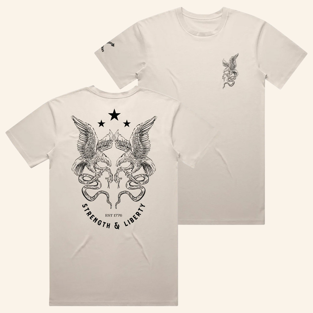 Turning Point USA Shirt Charlie Kirk Merch Strength And Liberty T-Shirt TPUSA Merch Him Gifts