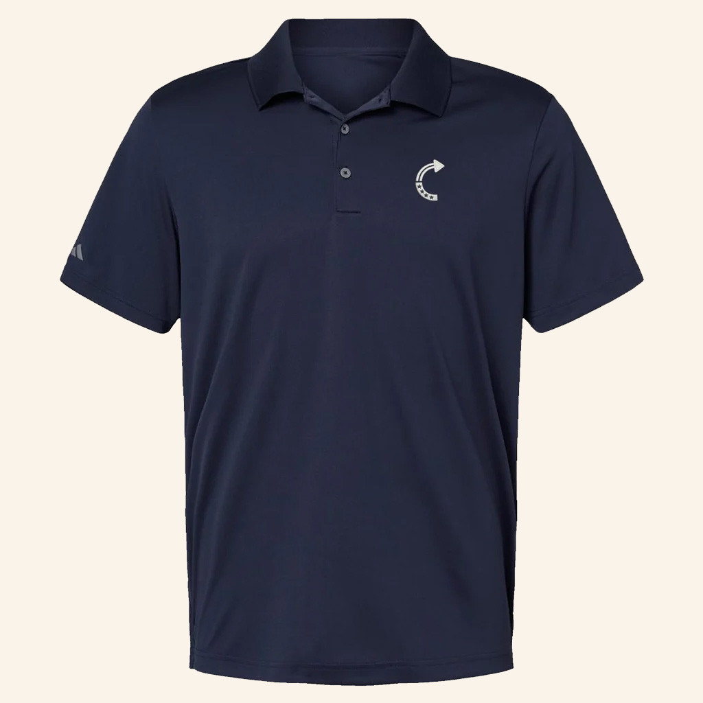 Turning Point USA Shirt Charlie Kirk Merch TPUSA Logo Polo Shirt Navy TPUSA Merch Gifts For Him