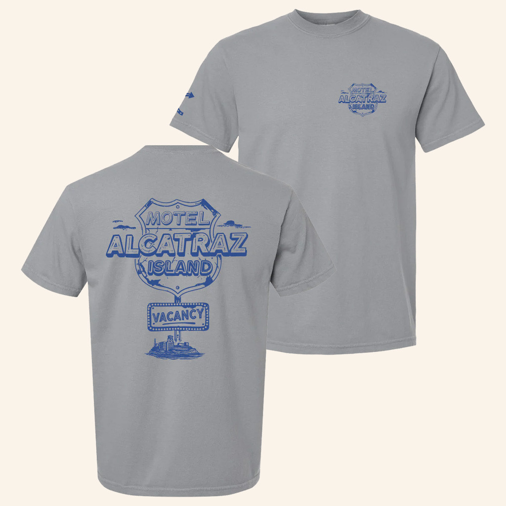 Turning Point USA Shirt Motel Alcatraz Island T-Shirt Charlie Kirk Merch TPUSA Merchandise