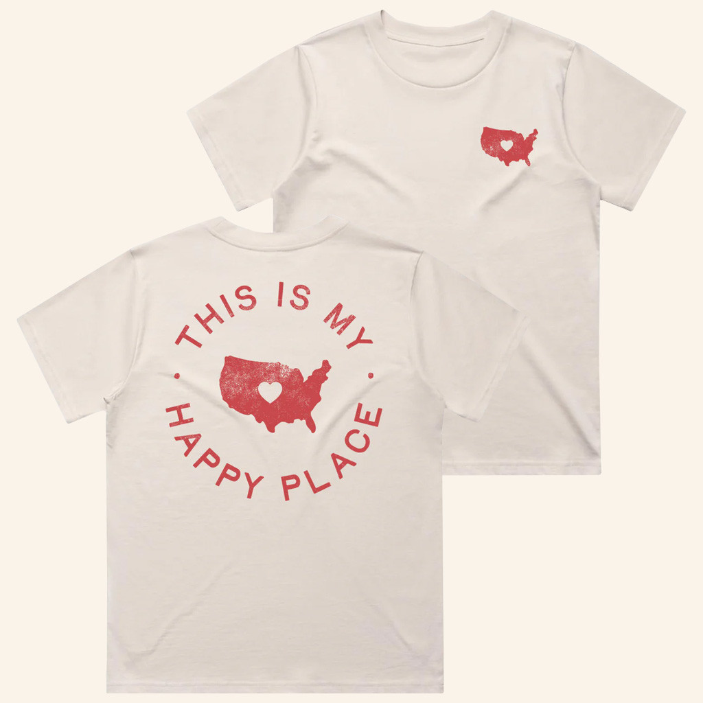 Turning Point USA Shirt This Is My Happy Place T-Shirt TPUSA Merch Gifts For Patriots