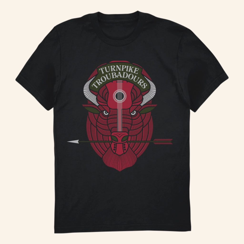 Turnpike Troubadours Merch Bison Head T-Shirt Gift Ideas For Music Lovers