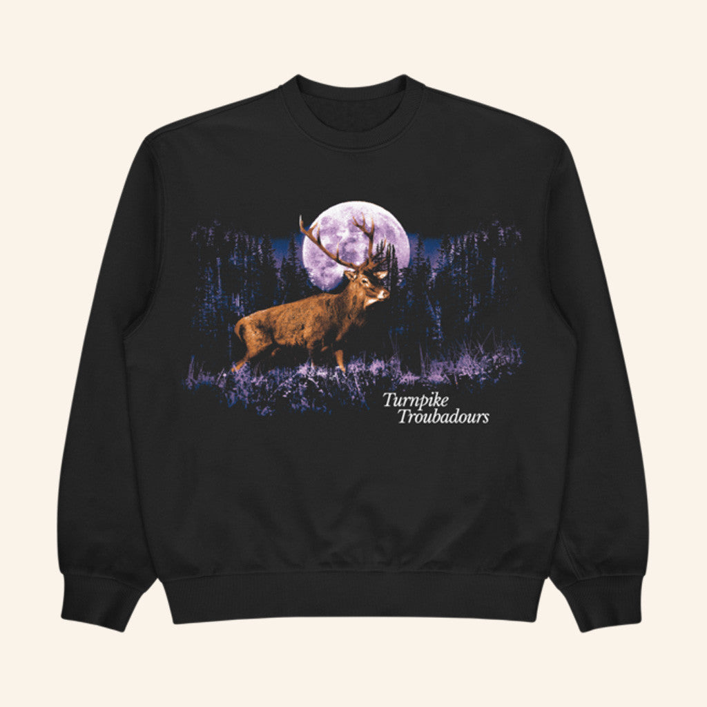 Turnpike Troubadours Merch Moon Buck Crewneck Sweatshirt Gifts For Music Fans