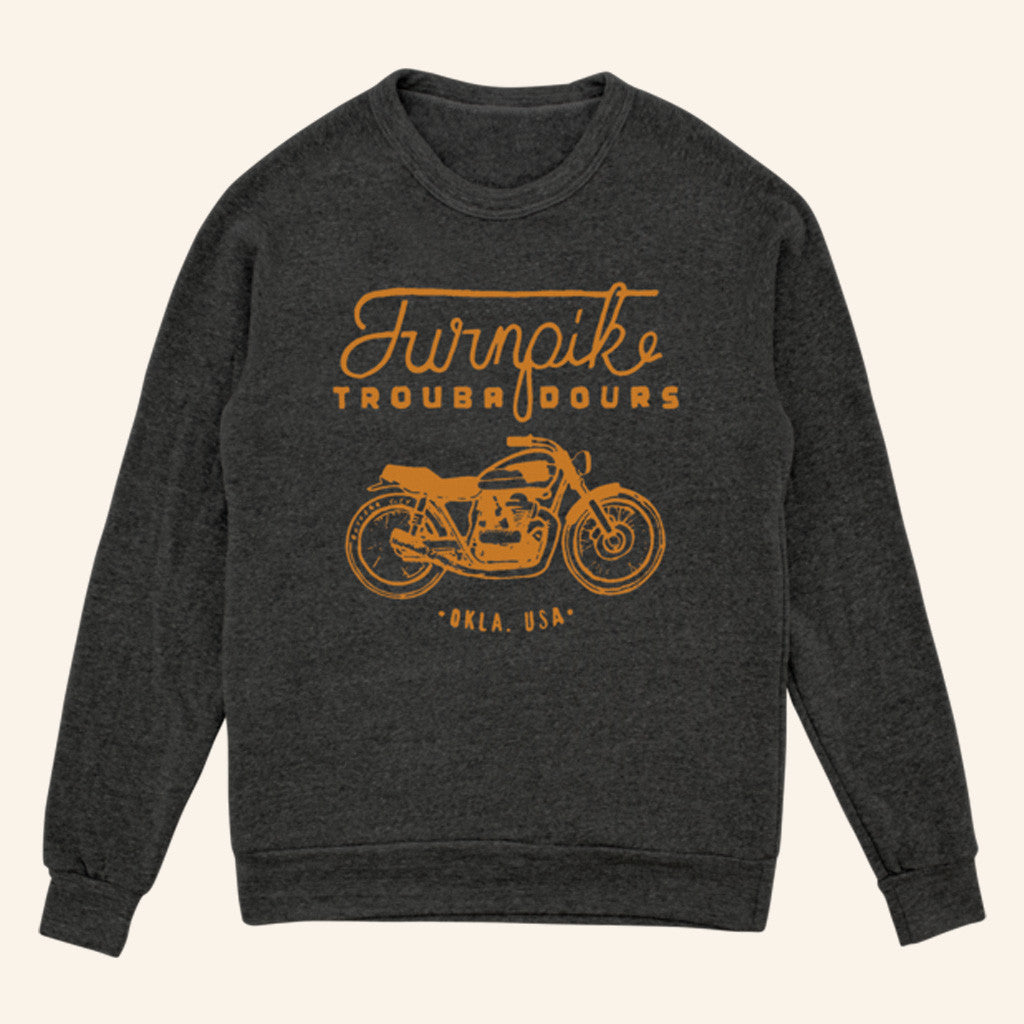Turnpike Troubadours Merch Motorcycle Crewneck Sweatshirt Music Lover Gifts For Him