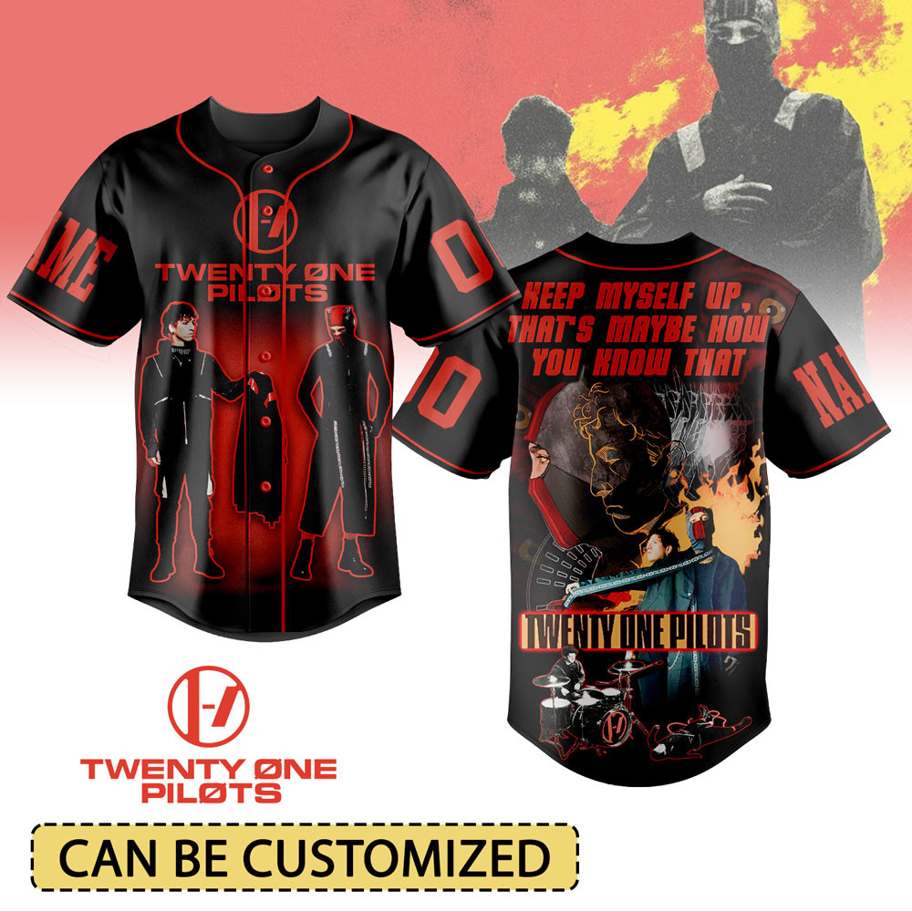 Twenty One Pilots Band Personalized Baseball Jersey For Fans
