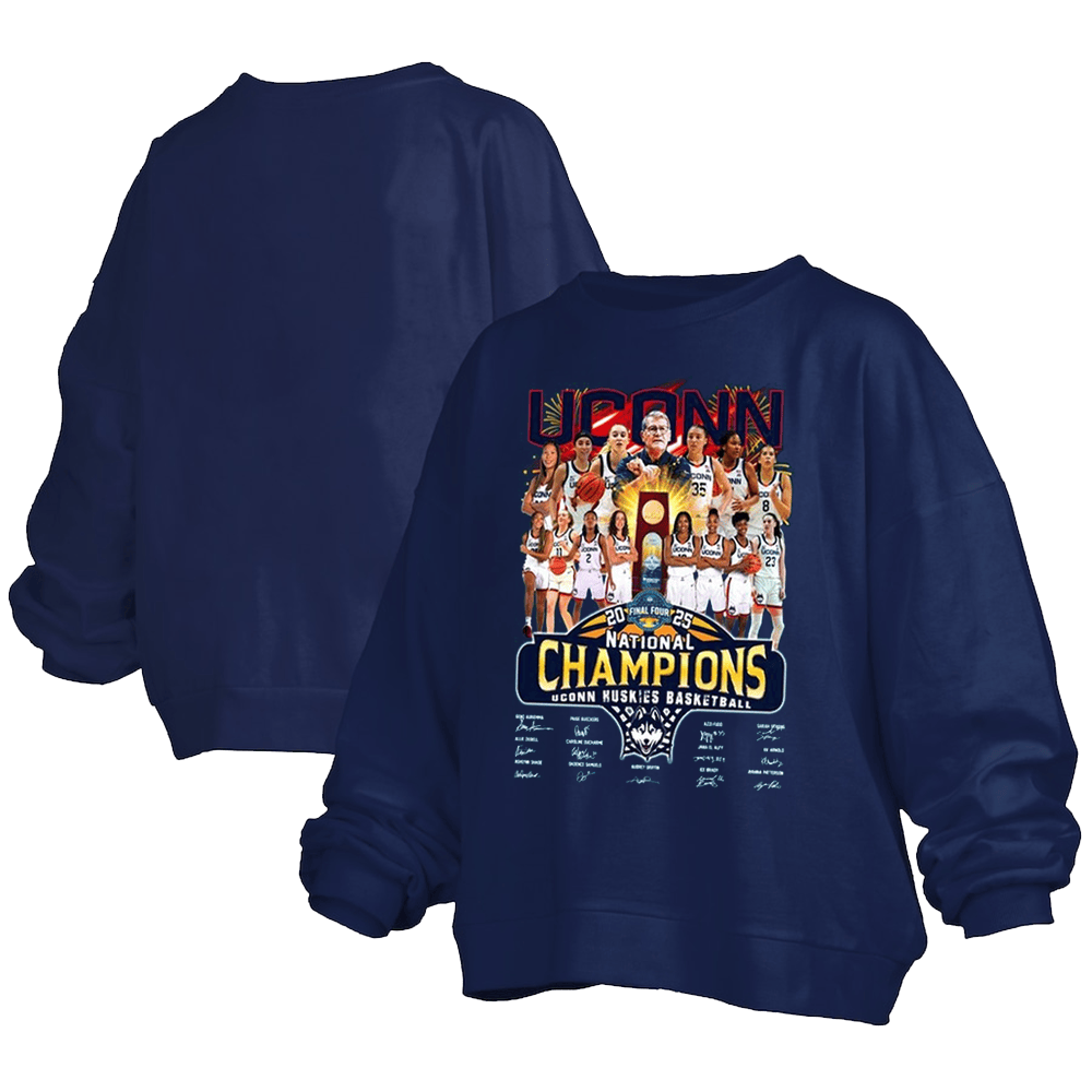 Uconn Huskies National Champions Basketball 2025 Sweatshirt Uconn Merch Special Mothers Day Gift