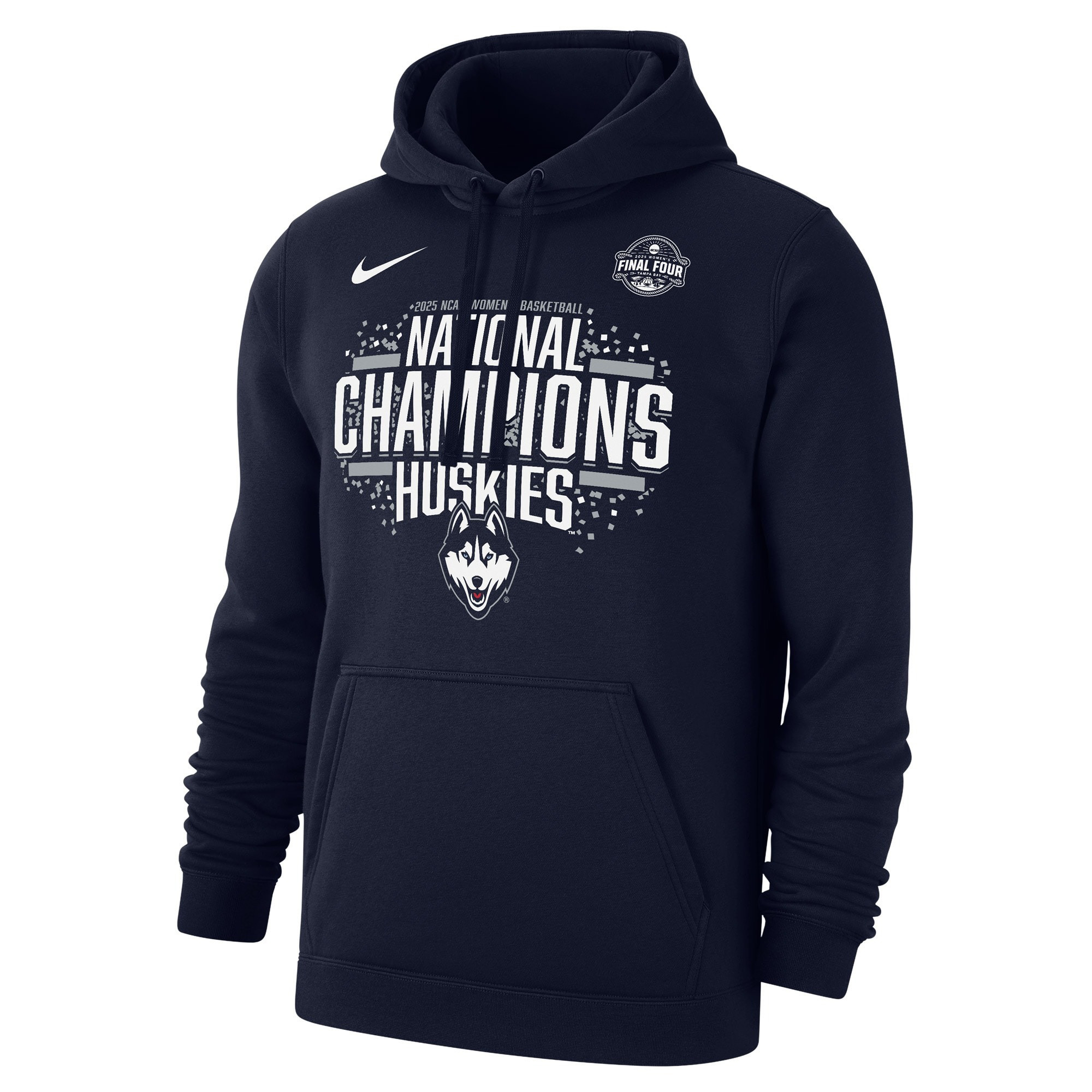 UConn Huskies Women's Basketball 2025 National Champions Hoodie Gifts For Basketball Lovers