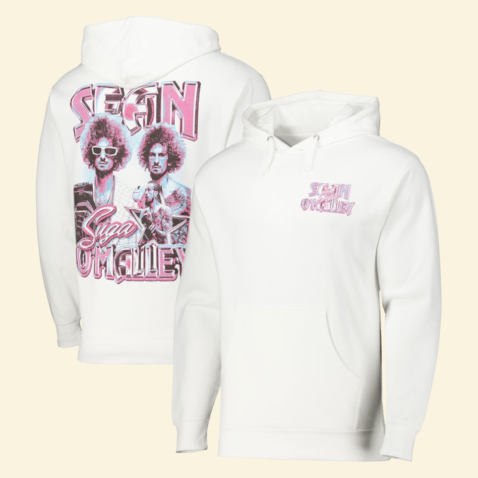 UFC White Sean O'Malley Quasar Hoodie Suga Sean Merch Best Father's Day Gifts For Husband