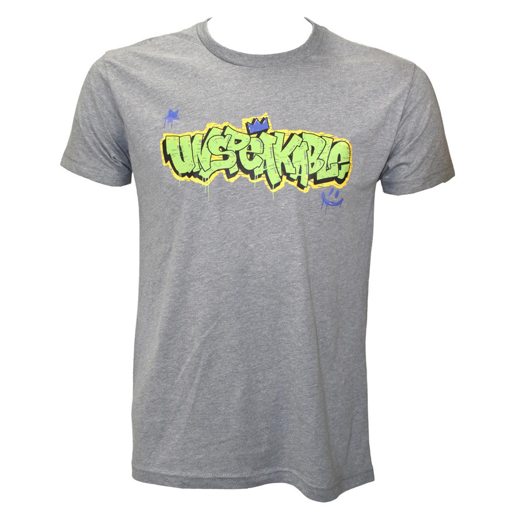 Unspeakable Merch Grey Graffiti T-Shirt Gifts For Friends