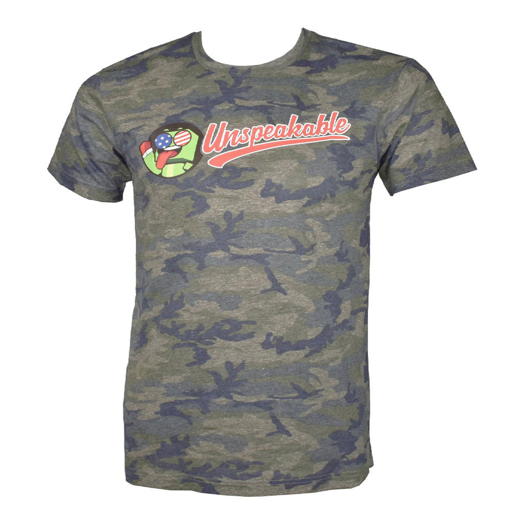 Unspeakable Merch Vintage Patriotic Camo T-Shirt Gifts For Father