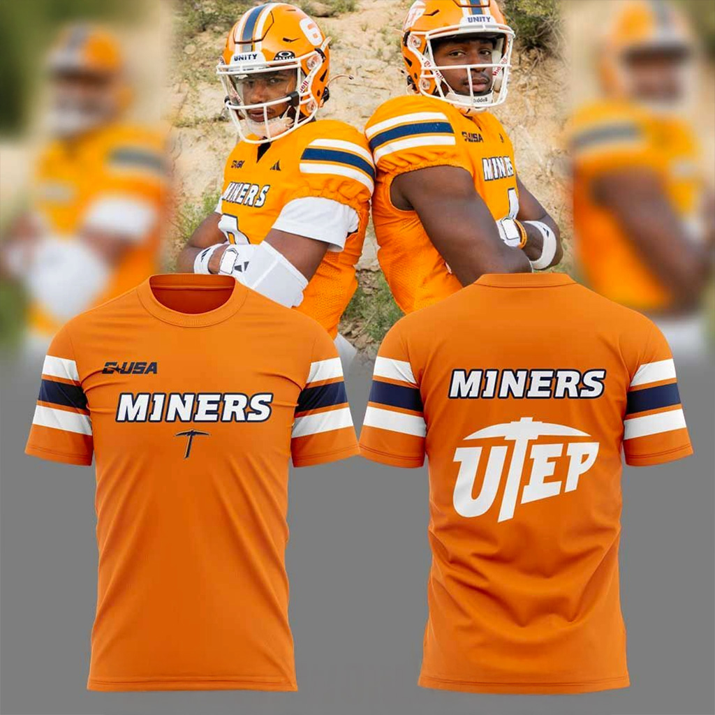 UTEP Miners We Are Back With Threads Shirt UTEP Miners Merch Football Gifts For Men