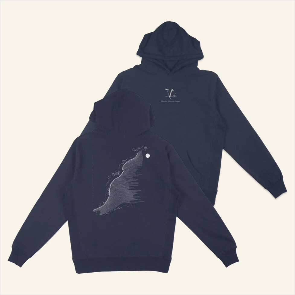 Vanisher Navy Blue Hoodie Quadeca Merch Birthday Gifts For Friends Christmas Presents