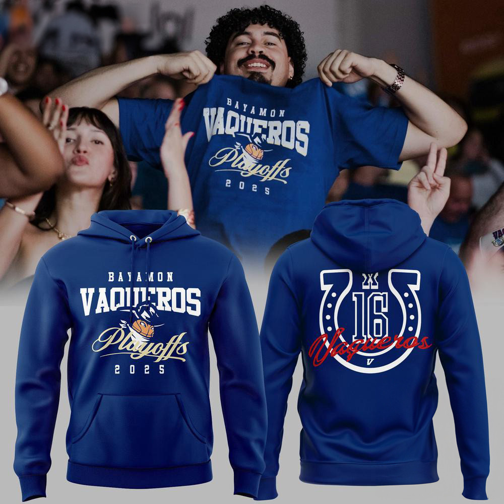 Vaqueros De Bayamon 2025 Play Offs Bsn Limited Edition Hoodie Presents For Basketball Fans