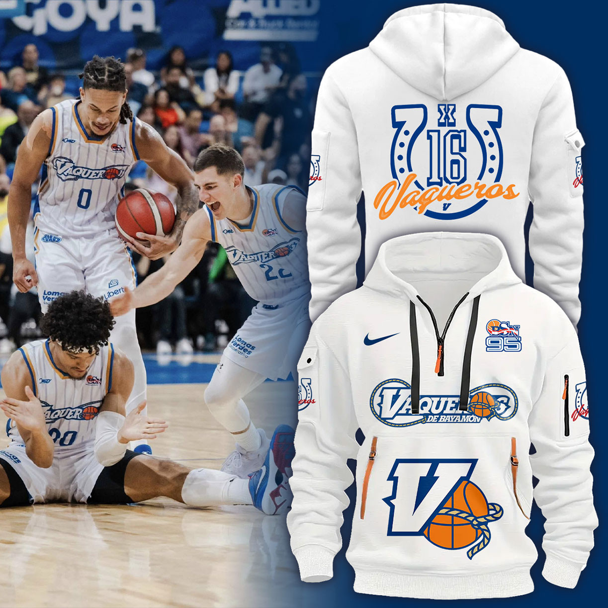 Vaqueros De Bayamon BSM 2025 Hoodie Good Gifts For Basketball Players