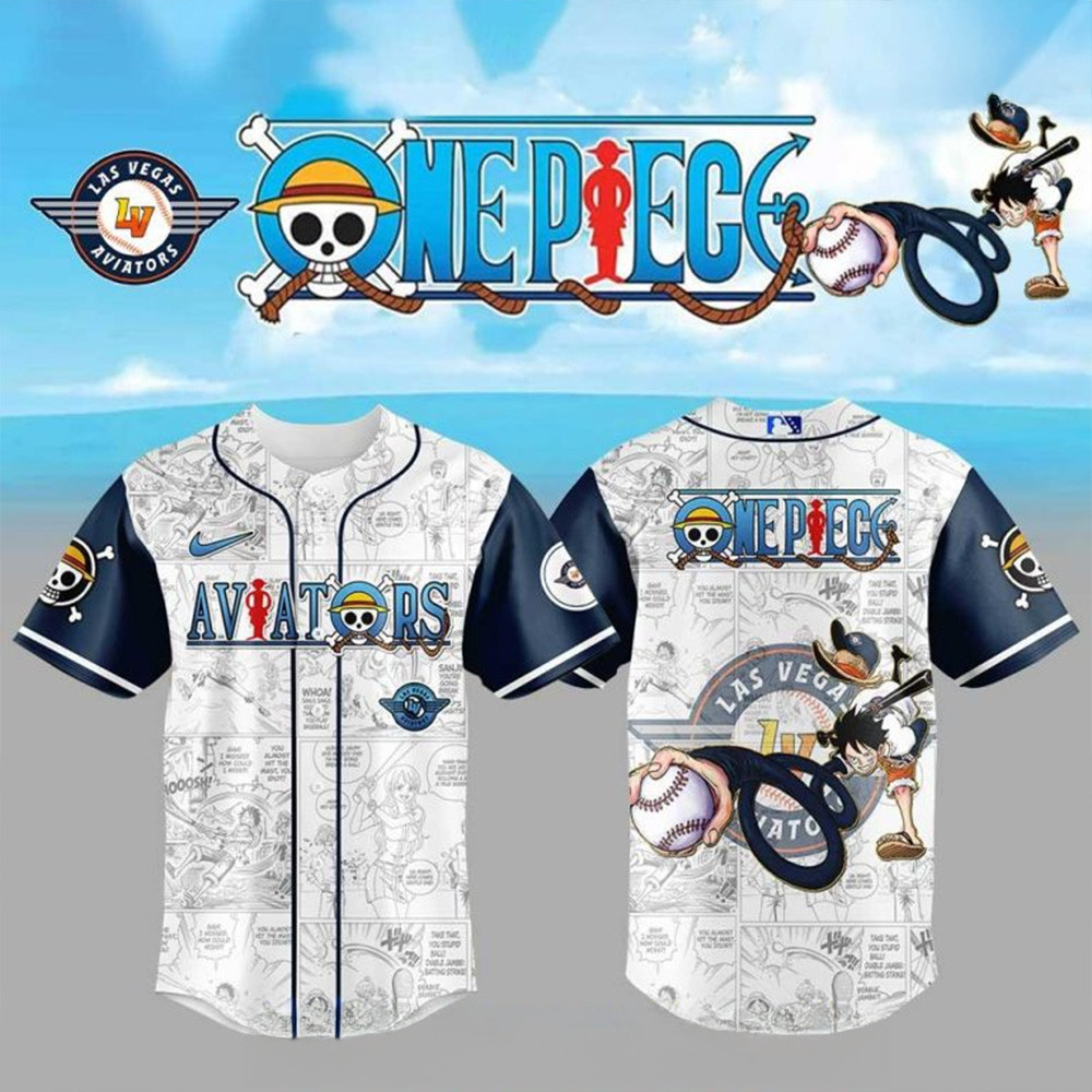 Vegas Aviators One Piece Night Game Special Baseball Jersey Vegas Aviators Merch Dad Gifts