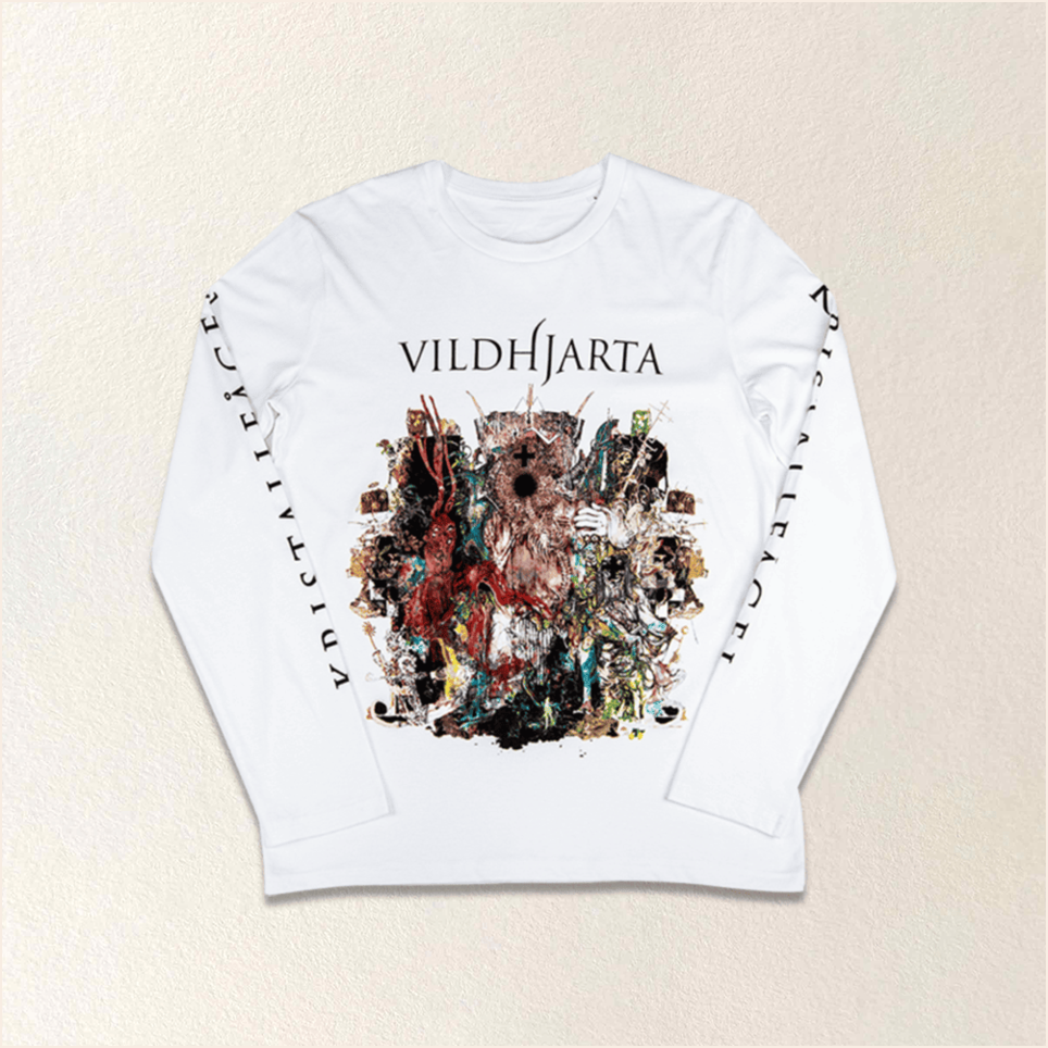 Vildhjarta White Sweatshirt Vildhjarta Merch Band Gifts For Fans Vintage Hoodie Gifts For Men