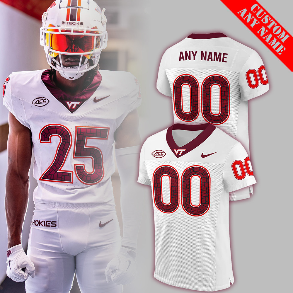 Virginia Tech Hokies Football Ncaa 2025 Custom Name Gift For Hokies Fans