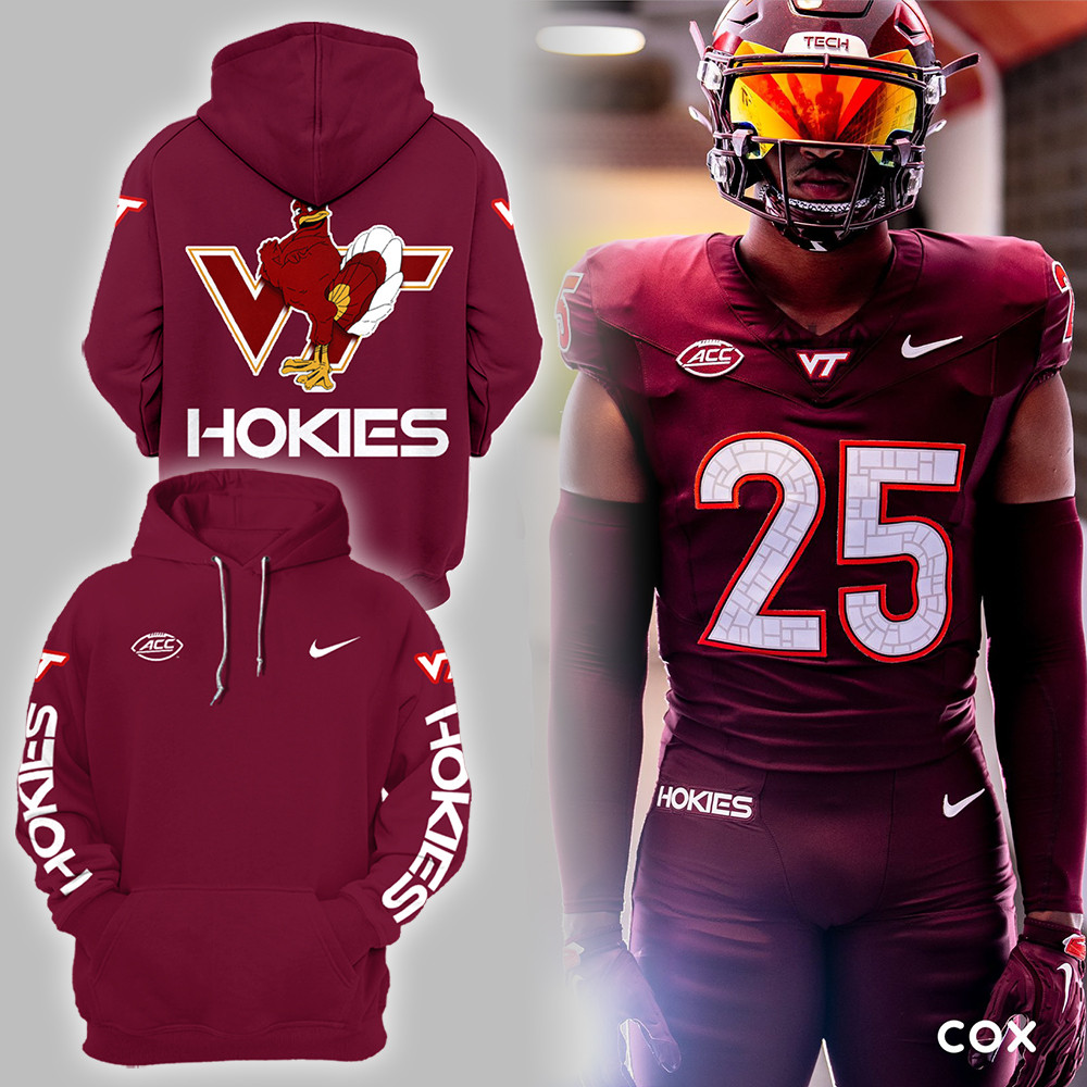 Virginia Tech Hokies Football Ncaa 2025 Hoodie Gift For Hokies Fans