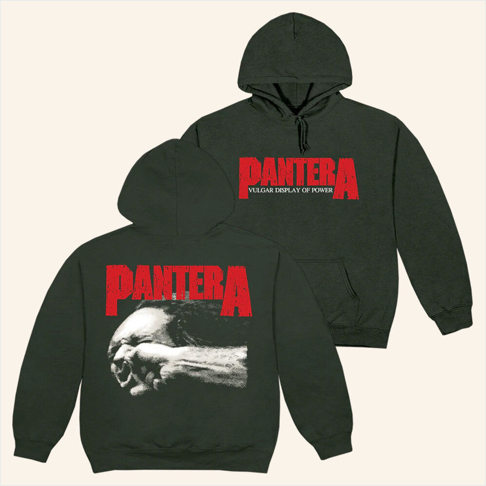 Vulgar Display Of Power Forest Green Hoodie Pantera Merch Birthday Gifts For Him Gifts For BFF
