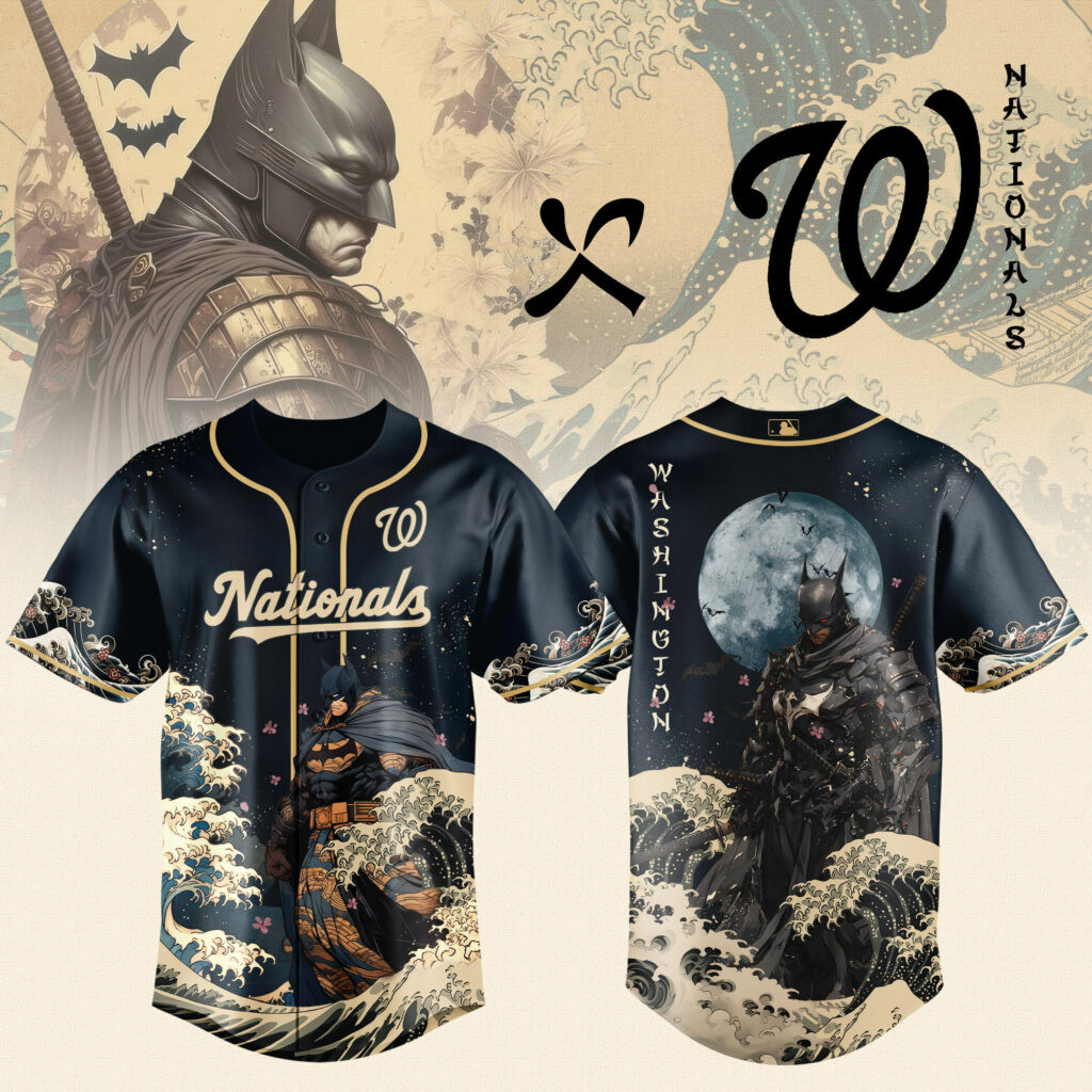 Washington Nationals X Batman Night Limited Edition Jersey 2025