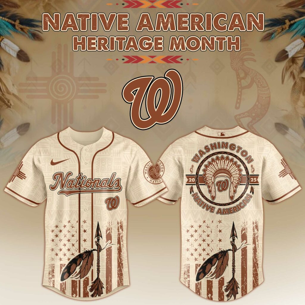 Washington Nationals X Native American Heritage Month Limited Edition Jersey 2025
