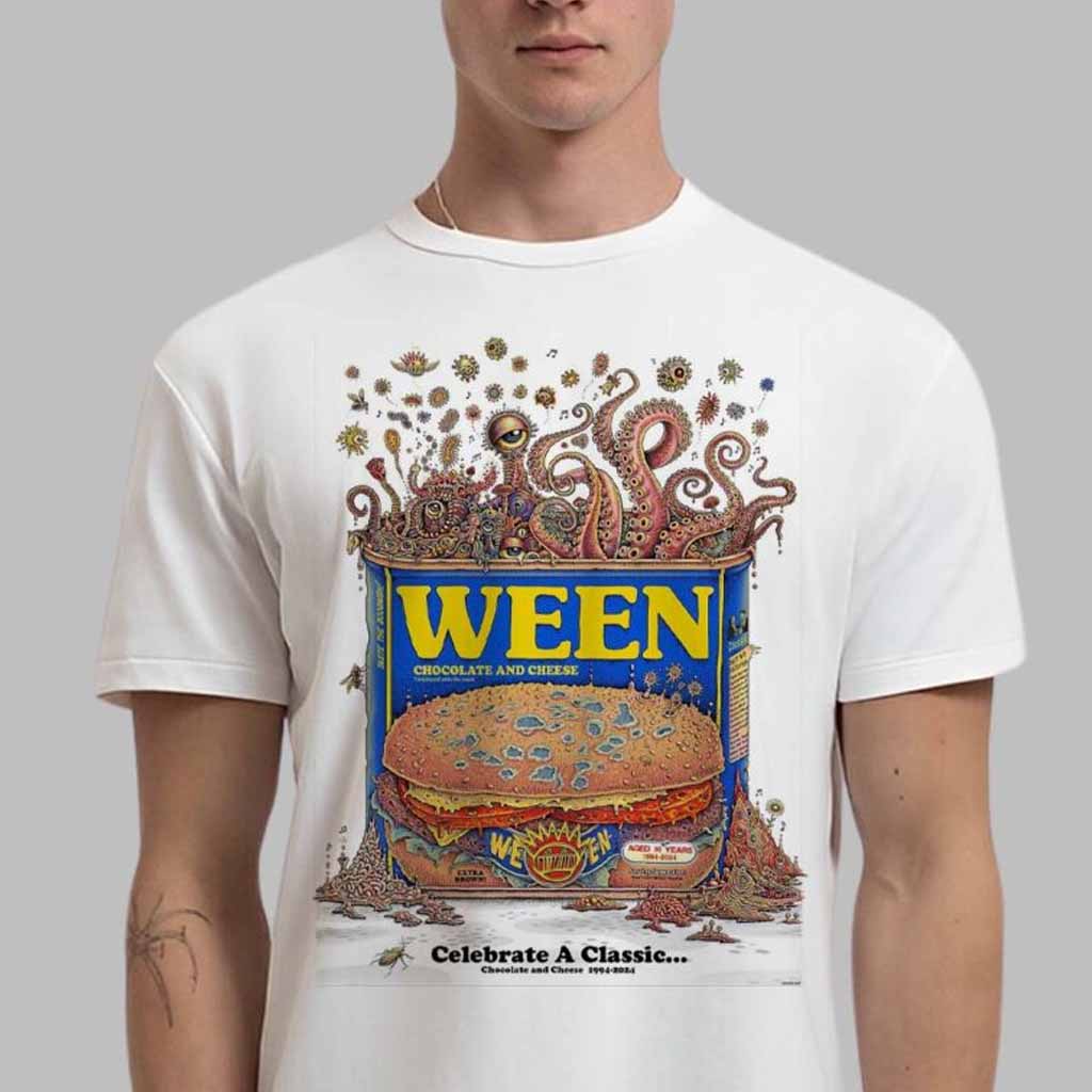 Ween 30th Anniversary For Album Chocolate And Cheese T-Shirt Ween Merch Gifts For Fans