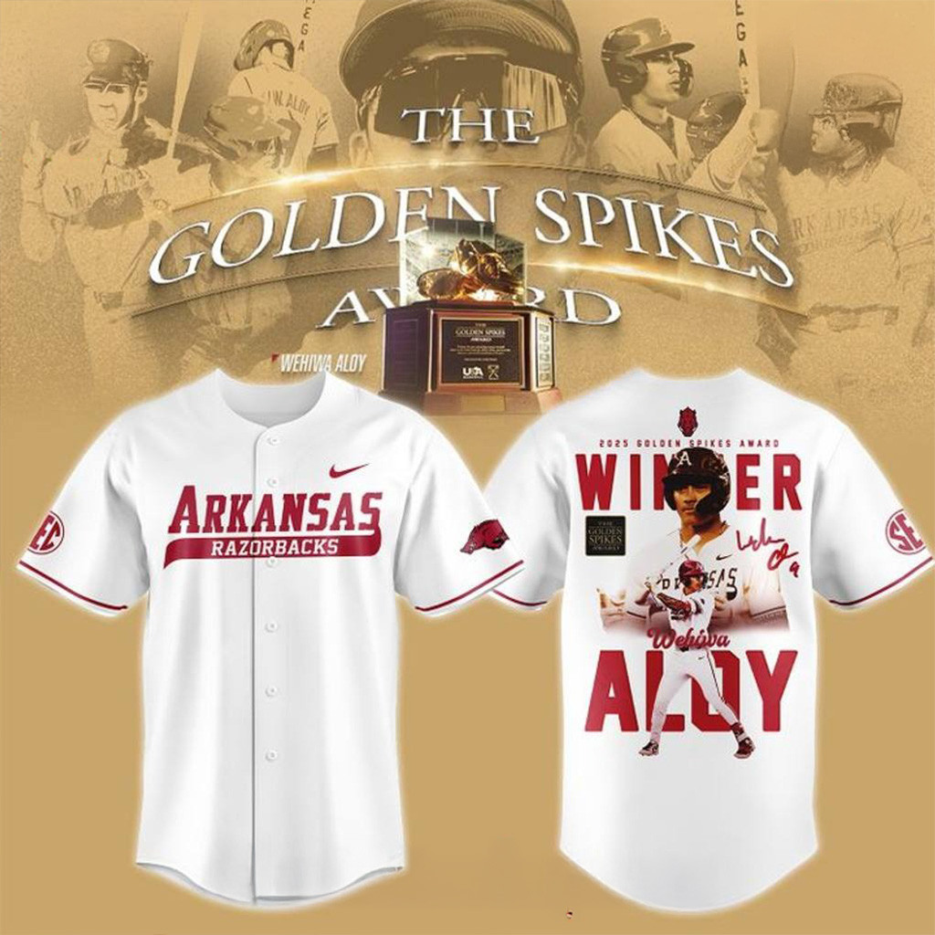 Wehiwa Kapahulehua Aloy 2025 Golden Spikes Award Winner Special Baseball Jersey Fans Gifts