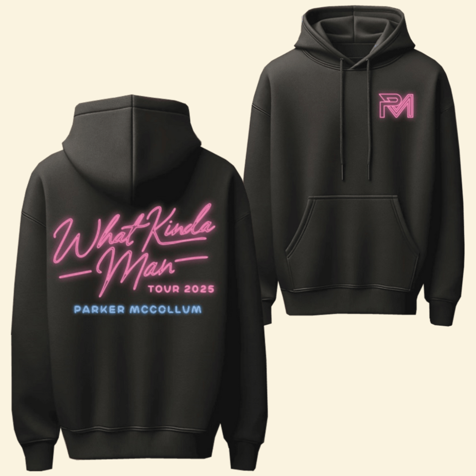 What Parker Mccollum Merch Kinda Man Tour 2025 Parker Mccollum Hoodie Birthday Gifts For Fans