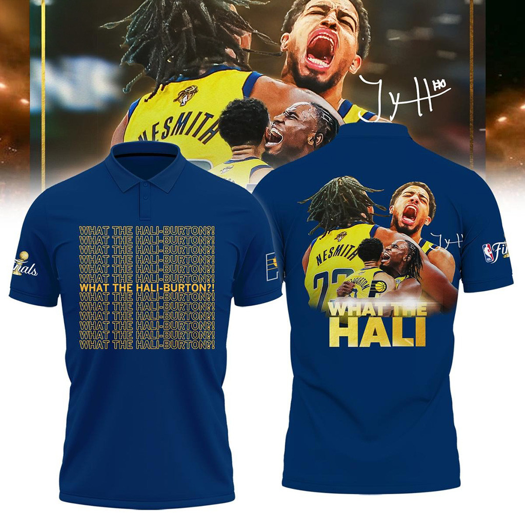 What The Hali Burton Indiana Pacers NBA Finals 2025 Polo Shirt Indiana Pacers Merch