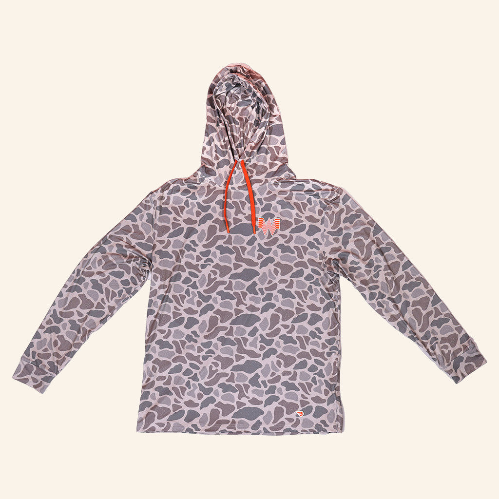 Whataburger Merch Burlebo x Whataburger WHATA Classic Deer Camo Hoodie Friends Gifts