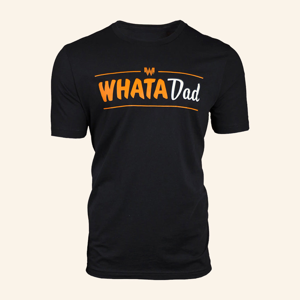 Whataburger Merch Tumbleweed TexStyles WhataDad Black Shirt Husband Gifts