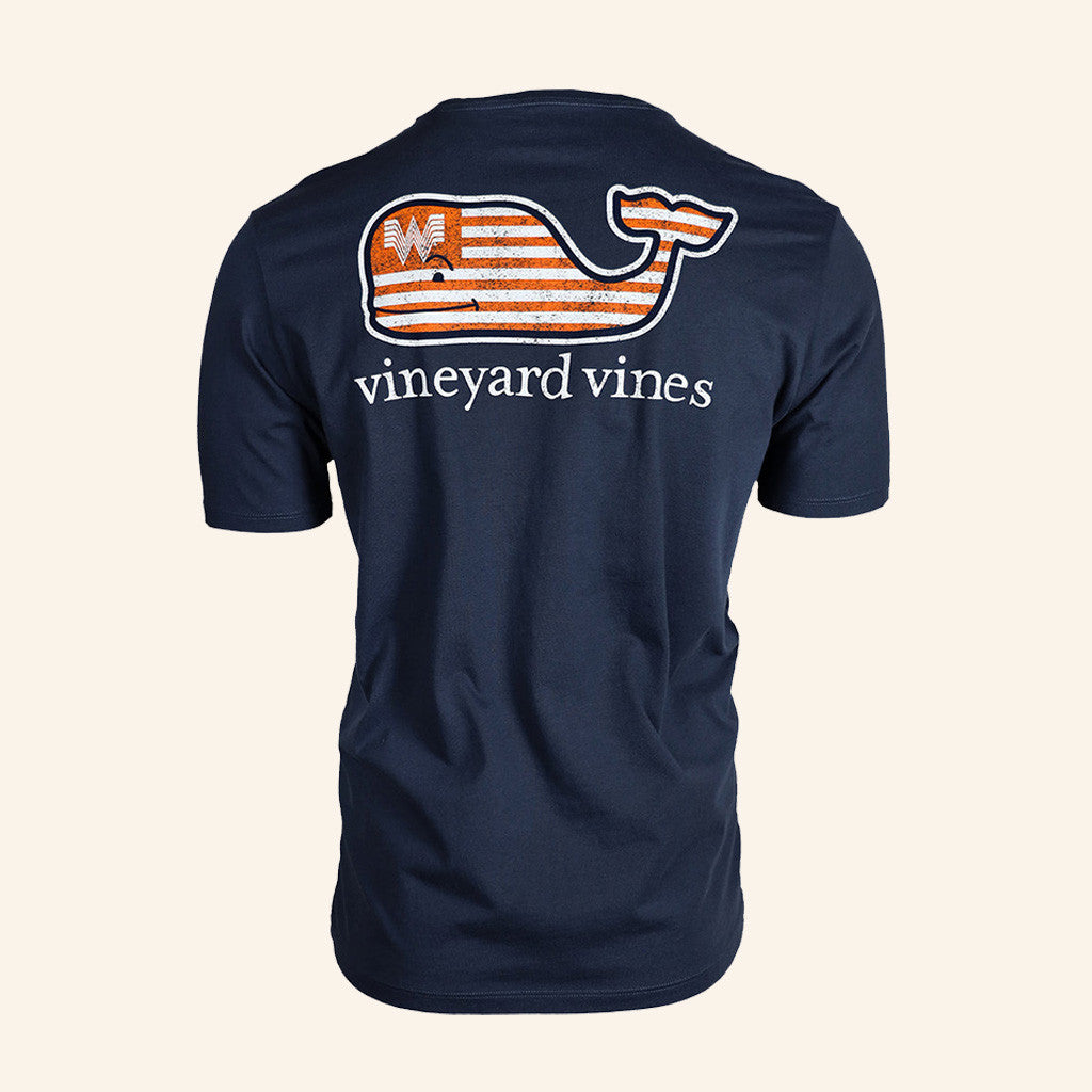 Whataburger Merch Vineyard Vines x Whataburger WhataCook Navy T-Shirt Gifts For Friends