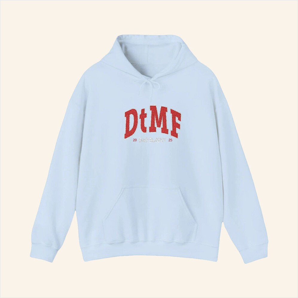 White DTMF Hoodie DTMF Merch Debi Tirar Mas Fotos Merch Birthday Gift Ideas Christmas Presents