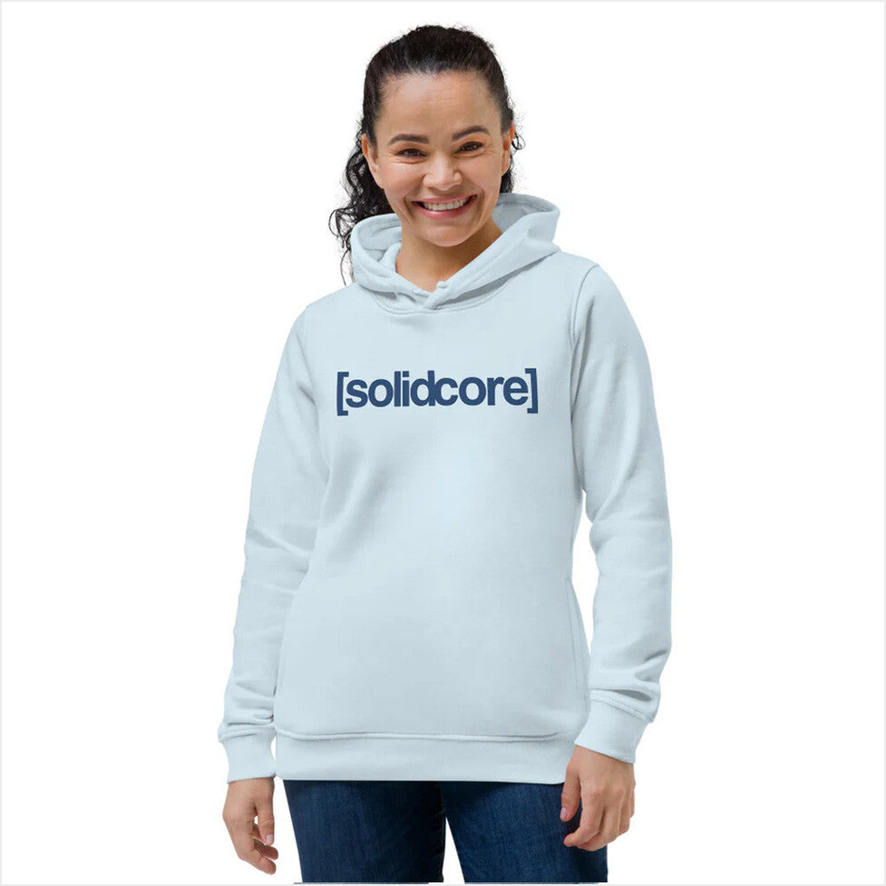 White Hoodie Solidcore Merch Best Birthday Gifts For Friends Christmas Presents