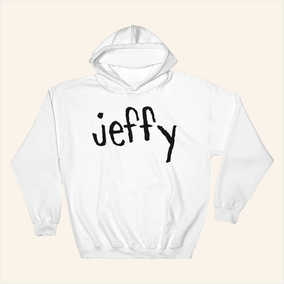 White Jeffy Hoodie SML Merch Birthday Gifts For Husband Gifts For Besties Christmas Presents