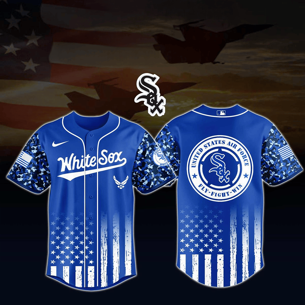 White Sox MLB x United States Air Force Appreciation Night 2025 Baseball Jersey White Sox Merch